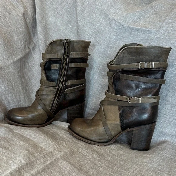 Freebird by Steven Gray and Brown Heeled Boots - Picture 3 of 10